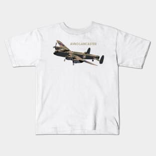 Lancaster British WW2 Airplane Kids T-Shirt